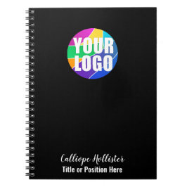 Je promotiebedrijf Logo met naam en titel Notitieboek