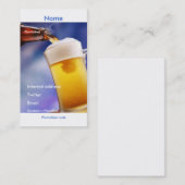 Je promotiekaart voor bier visitekaartje (Voorkant / Achterkant)