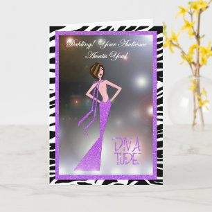 Je publiek wacht op je, Dahling. Kaart