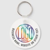 Je QR Code Business Promotion of Event ID Pass Sleutelhanger (Voorkant)