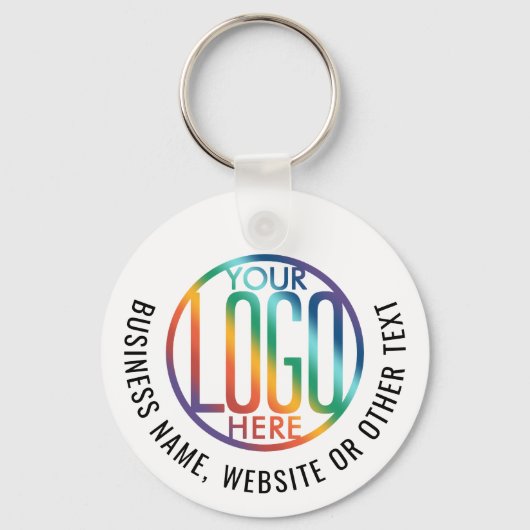 Je QR Code Business Promotion of Event ID Pass Sleutelhanger (Voorkant)