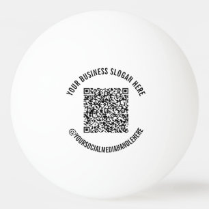 Je QR-code scan en aangepaste tekst Ping Pong Bal Pingpongbal