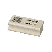 Je QR-code Scaninfo Persoonlijk Moderne stempel (Stempel)