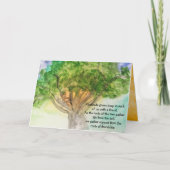 Je raakte ons hart aan, gevouwen bedankkaart (Voorkant)