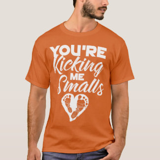 Je Ramt Me Smalls Schattig Zwangere Honkbal Gif T-shirt
