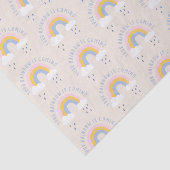 Je regenboog komt met cadeautas tissuepapier (Detail)