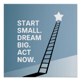 Je reis begint vandaag perfect poster