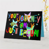 Je reis is pas net begonnen met de Kaart van Afstu (Gele Bloem)