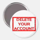 Je rekeningstempel verwijderen magneet (Voorkant / Achterkant)