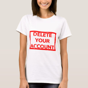 Je rekeningstempel verwijderen t-shirt