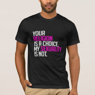 Je religie is een keuze t-shirt