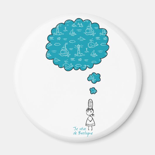 Je reve de Bretagne Magneet (Voorkant)