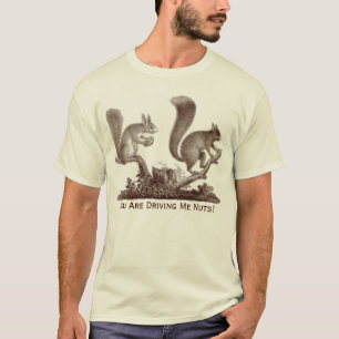 Je rijdt me nullen - twee eekhoorns t-shirt