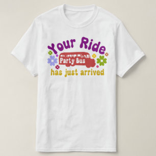 Je ritje komt uit de bus. t-shirt
