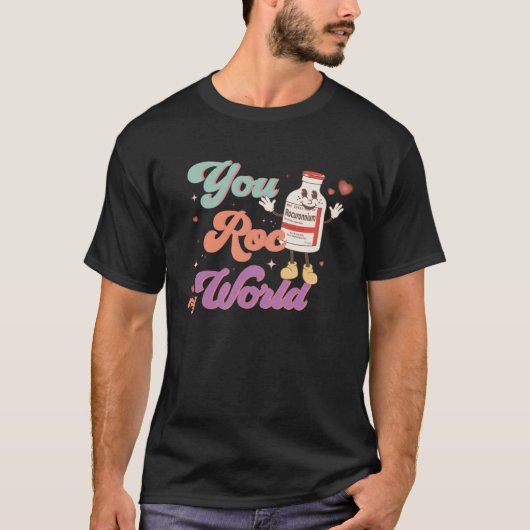 Je Roc My World CRNA ICU ER ED Verpleegkundige Val T-shirt (Voorkant)