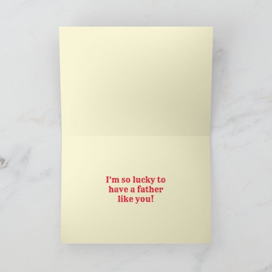 Je Rock Happy Vaderdag Card Kaart (Binnen)