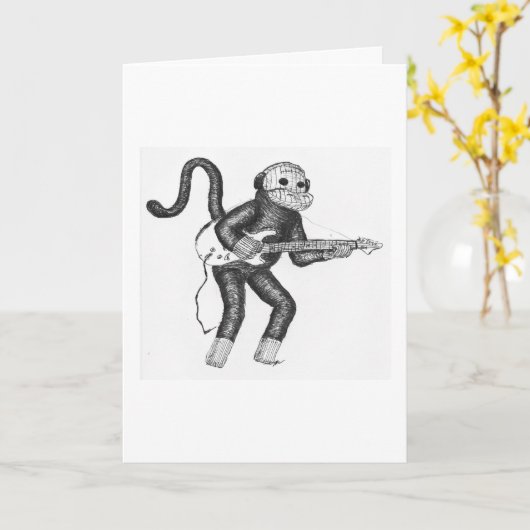 Je rockt mijn sokken af kaart (Gele Bloem)