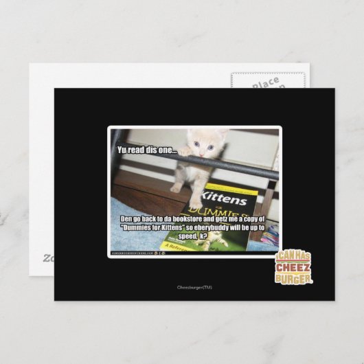 Je rode is er één. briefkaart (Voorkant / Achterkant)