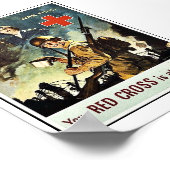 Je Rode Kruis staat aan zijn kant Poster (Hoek)