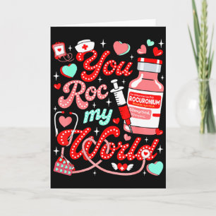Je Rokt Mijn Wereld Verpleegster Valentijnsdag Er  Kaart