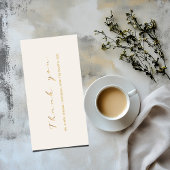 Je romantische trouwfoto bedankt je kaart