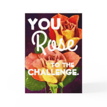 Je ROOS voor de challenge Gefeliciteerd