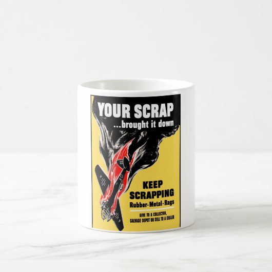 Je rotzooi heeft het neergehaald. koffiemok (Center)