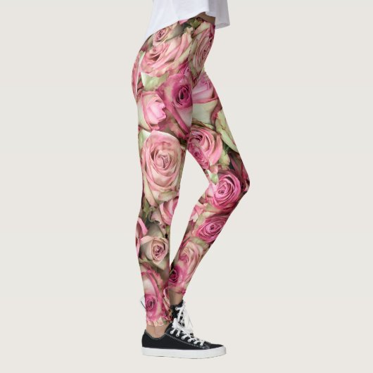 Je roze rozen leggings (Rechts)