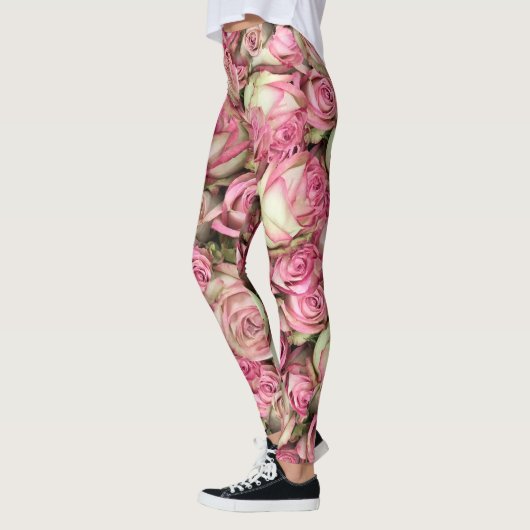 Je roze rozen leggings (Links)