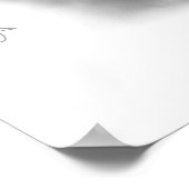 Je rug bekijken poster (Hoek)