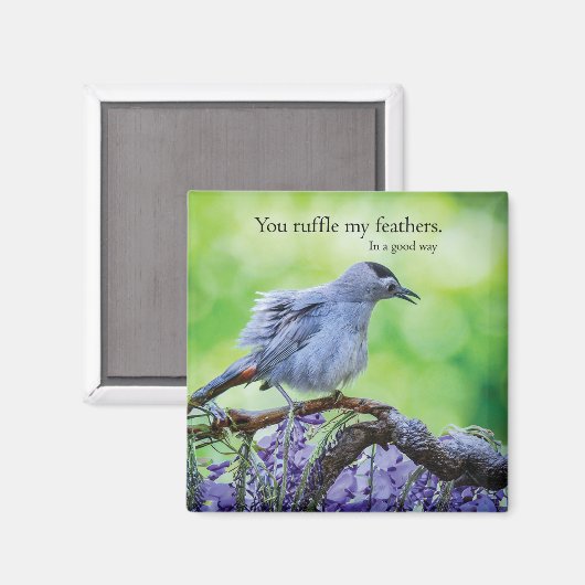 Je ruikt mijn veren op een goede manier magneet (Voorkant / Achterkant)