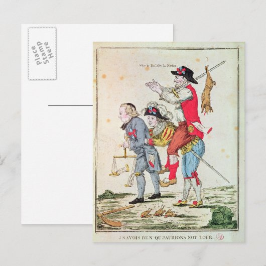 Je Savais Bien Que Nous Aurions Notre Tour' Briefkaart (Voorkant / Achterkant)