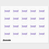 Je schiet niet om te doden. ronde sticker (Vel)