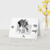 JE SCHOONT DAT JE NOG STEEDS 21=4Oth BIRTHDAY BENT Kaart (Gele Bloem)