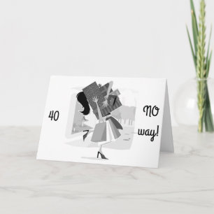 JE SCHOONT DAT JE NOG STEEDS 21=4Oth BIRTHDAY BENT Kaart