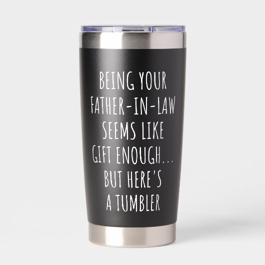 Je schoonvader zijn lijkt al een cadeau genoeg geïsoleerde drinkbeker (Voorkant)
