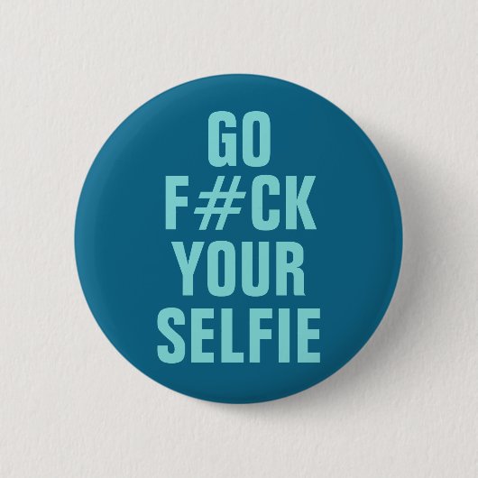JE SELFIE-toets Ronde Button 5,7 Cm (Voorkant)