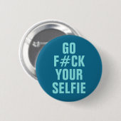 JE SELFIE-toets Ronde Button 5,7 Cm (Voorkant /achterkant)
