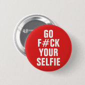 JE SELFIE-toets Ronde Button 5,7 Cm (Voorkant /achterkant)