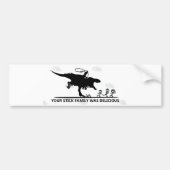 Je serie/T-rex Bumpersticker (Voorkant)