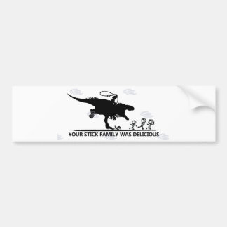 Je serie/T-rex Bumpersticker