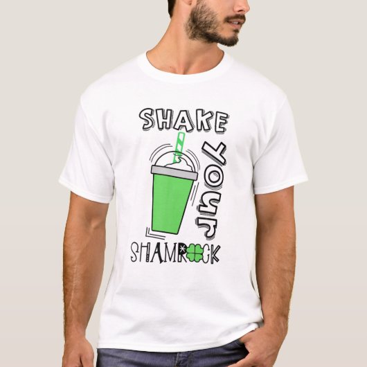 Je Shamrocks Happy St. Patrick's Day T-shirt (Voorkant)