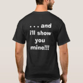 Je show me je Geocache. . . T-shirt (Achterkant)