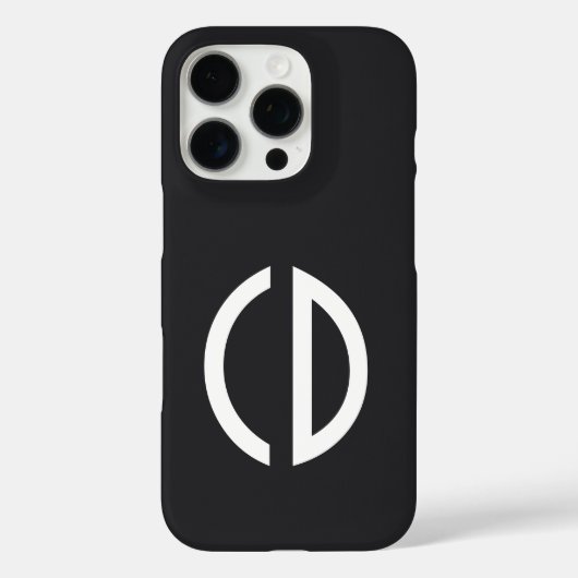 ! Je Simply Monogram Ideeen 1 Case-Mate iPhone Case (Achterkant)