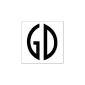 Je Simply Monogram Ideeën 1 Rubberstempel (Afrduk)