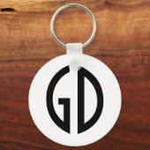 Je Simply Monogram Ideeen 1 Sleutelhanger (Achterkant)