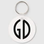 Je Simply Monogram Ideeen 1 Sleutelhanger (Achterkant)