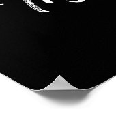 je slaapt alleen als je stopt met proberen poster (Hoek)