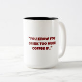 "Je slaapt met je ogen open" Funny Coffee Mok (Voorkant rechts)