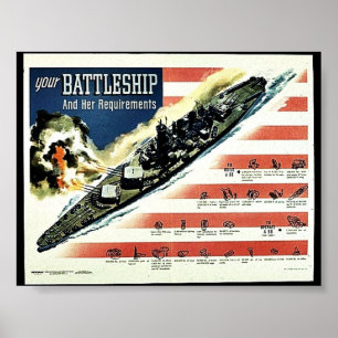 Je slagschip poster